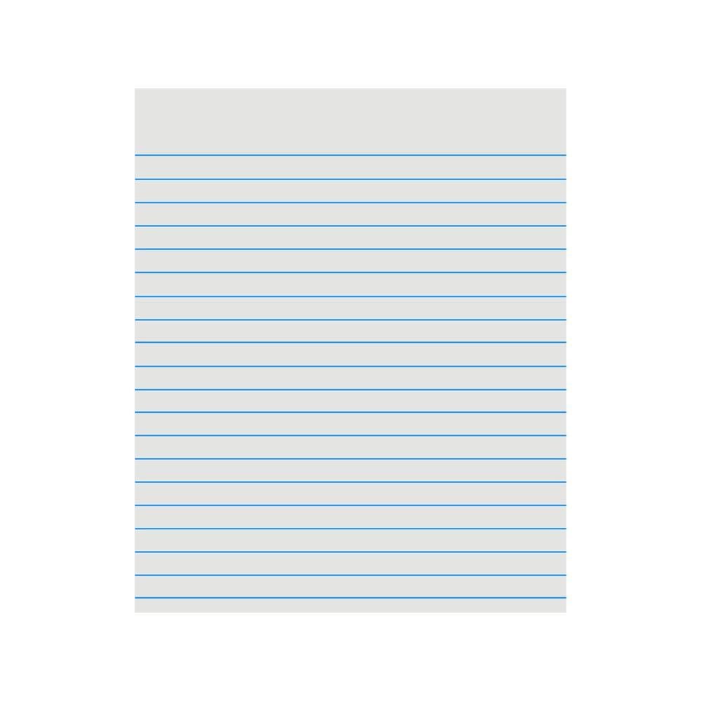 Image for School Smart Practice Composition Paper, 7 x 8-1/2 Inches, 3/8 Inch Short Way Ruled, White, 500 Sheets from School Specialty