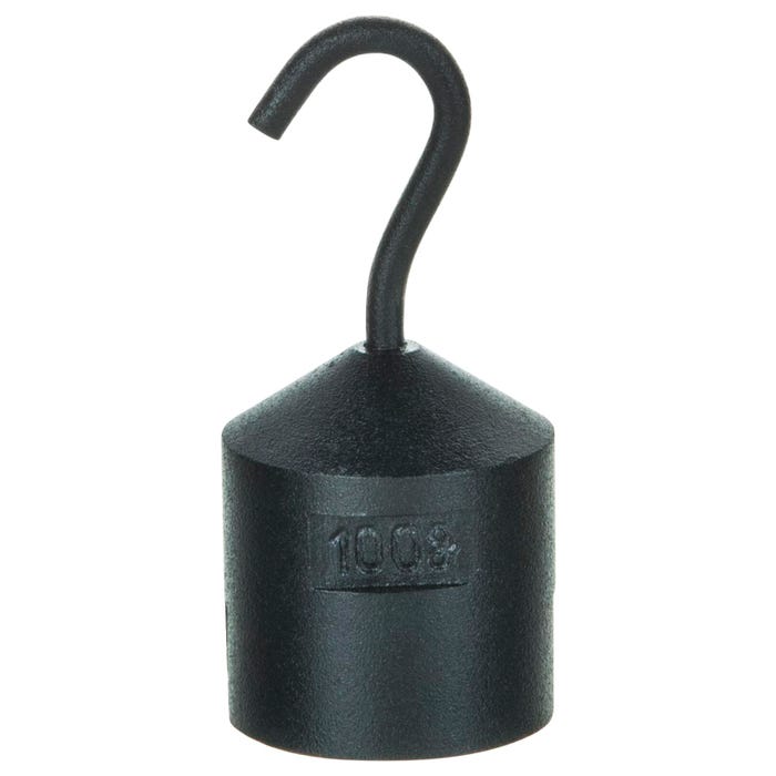 Eisco Labs Weight, Single Hooked, Iron, 100 Grams