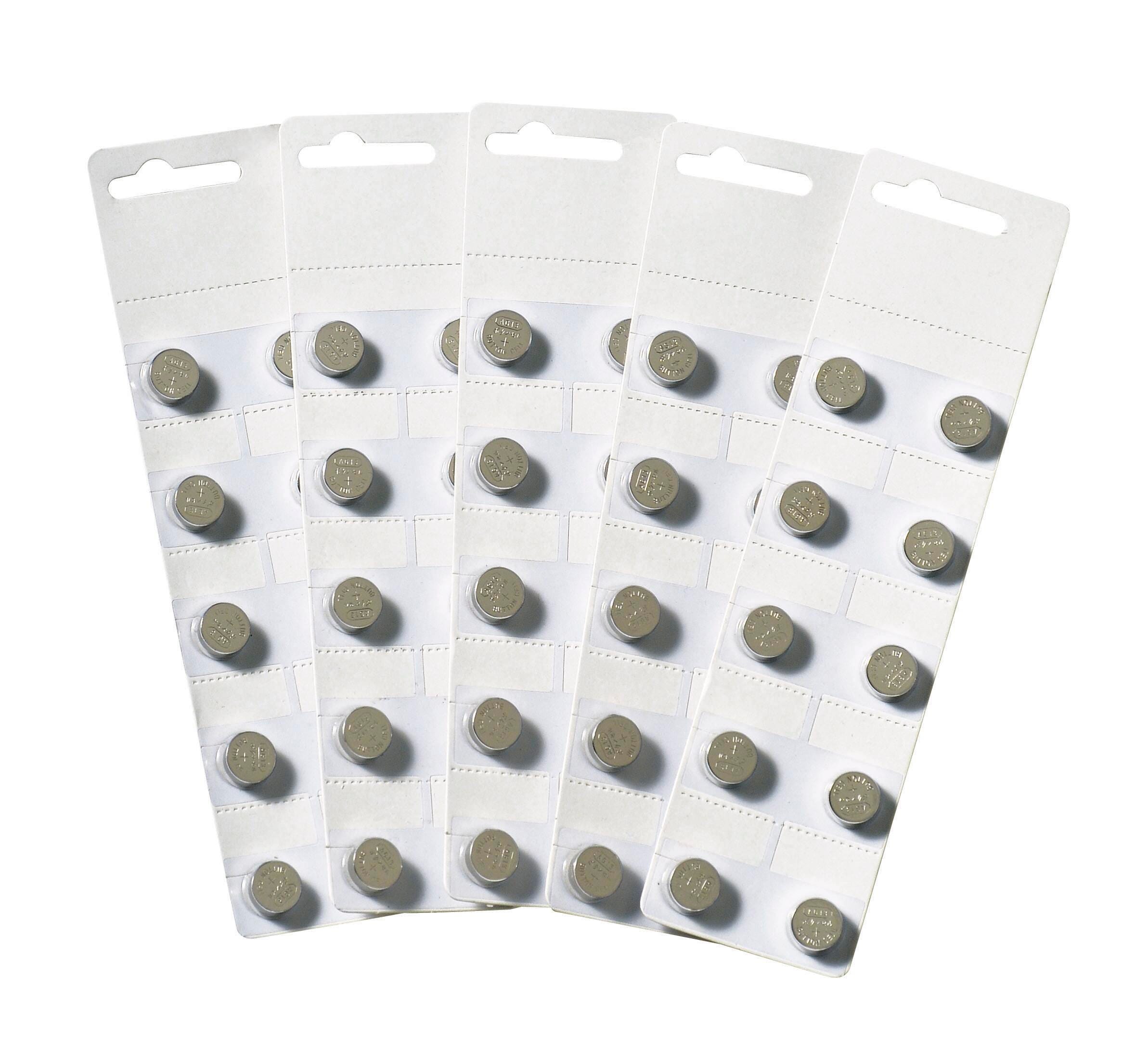 School Specialty Accusplit LR44 Replacement Batteries, Pack of 50 1329226