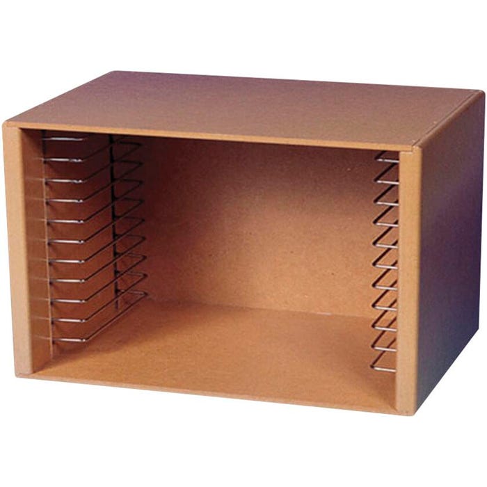 Melissa & Doug Puzzle Storage Case, Natural Wood