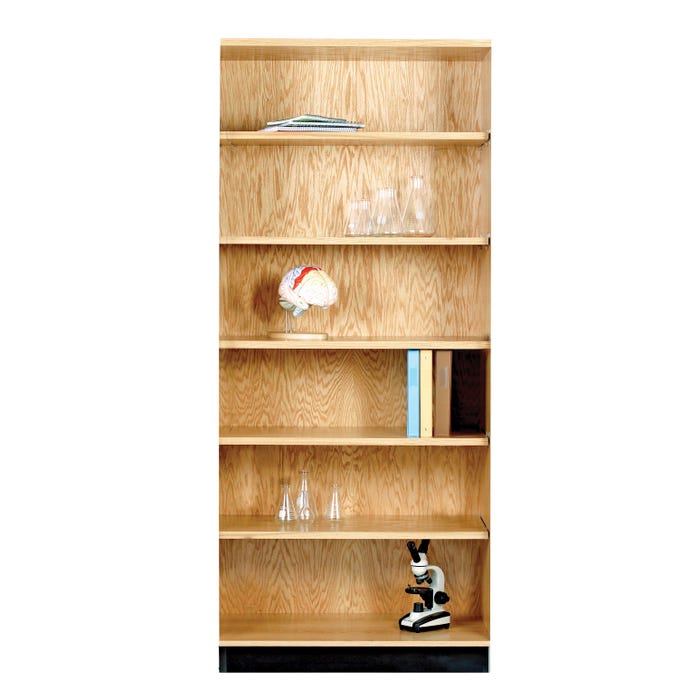 Diversified Spaces Bookcase, 6 Shelves, 48 x 22 x 84 Inches, Oak