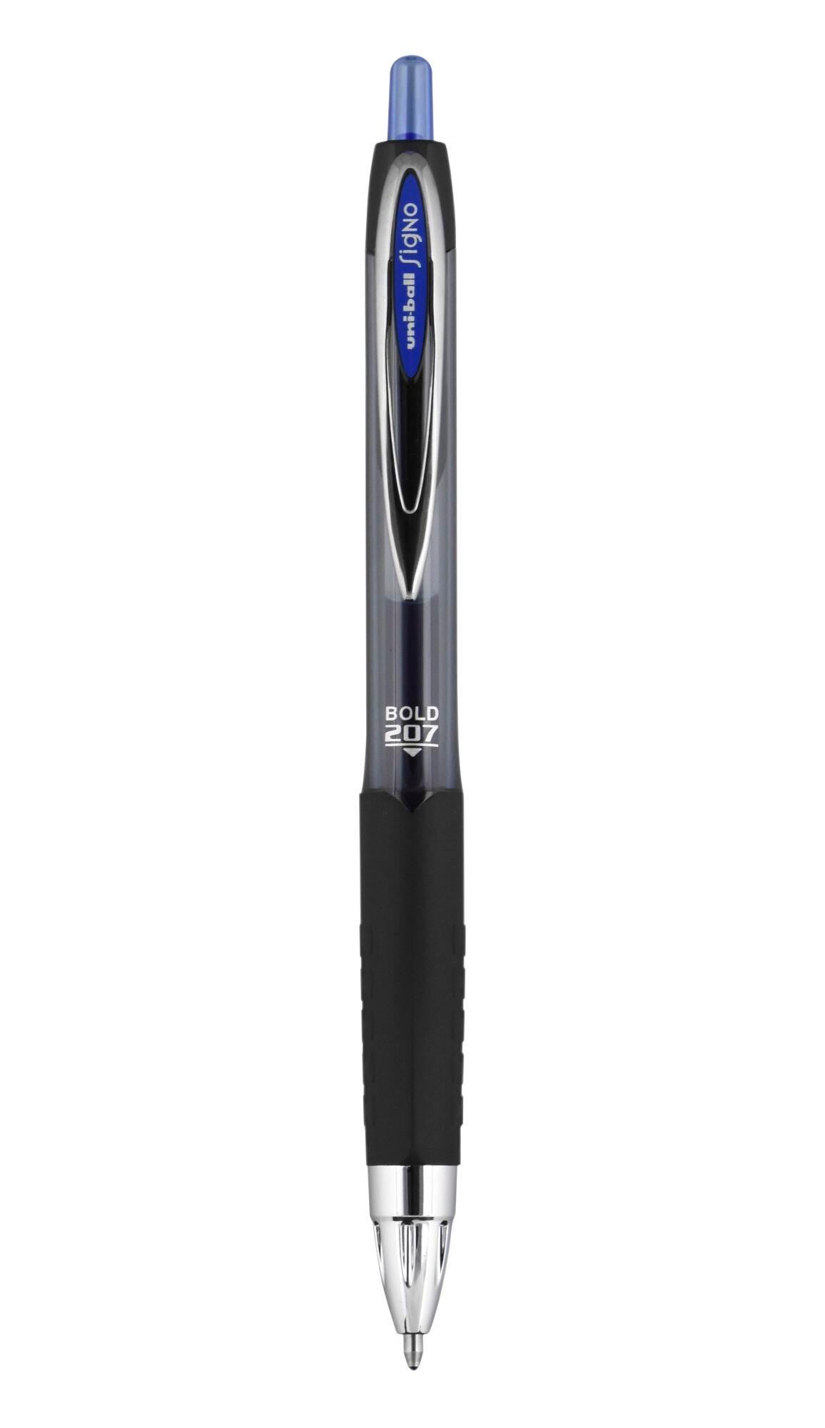 Image for uniball 207 Retractable Gel Pen, 1.0 mm Bold Tip, Blue from School Specialty