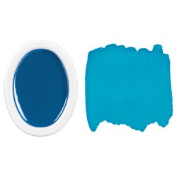 Prang Semi-Moist Watercolor Paint Refill, Oval Pan, Turquoise Blue, 12 Pans