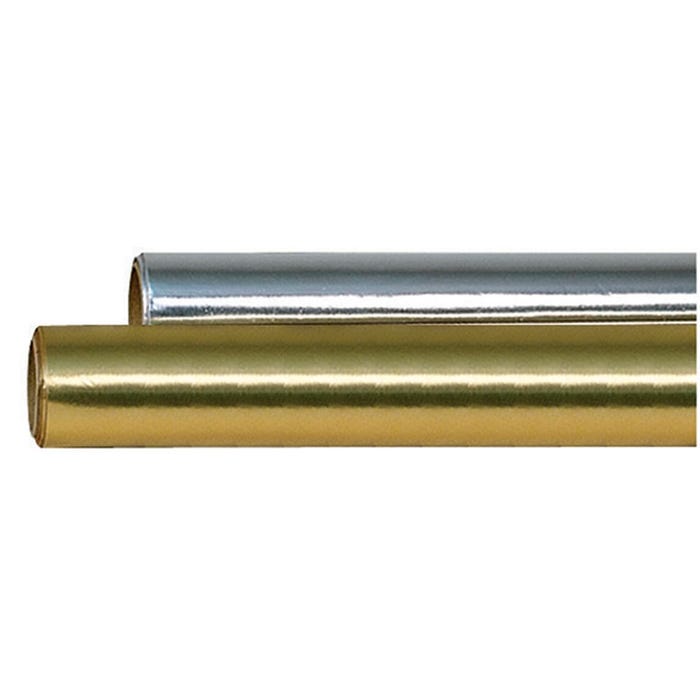 Hygloss Colored Metallic Foil Roll, 26 Inch x 25 Feet, Gold