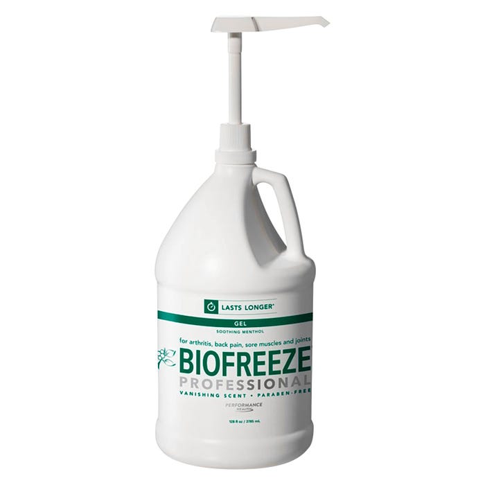 BioFreeze Classic Pain Relief Gel, Original Green Formula, Gallon