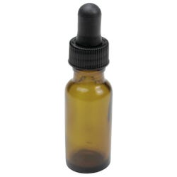 Image for United Scientific Boston Round Amber Flint Bottles, 15 mL, Pack of 12 from School Specialty