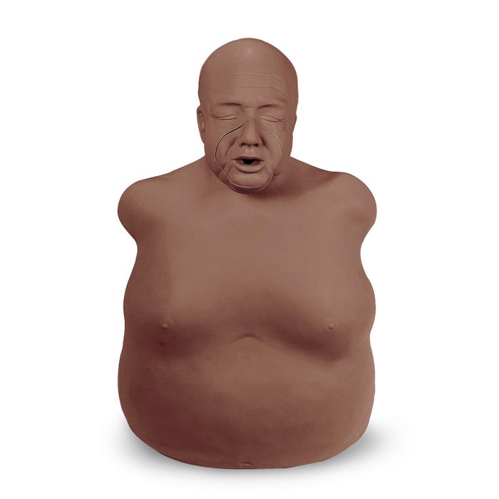 Life/form Bariatric CPR Manikin, Dark Skin Tone