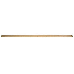 School Smart Wood Yardstick with Metal Ends, 36 Inches 081900
