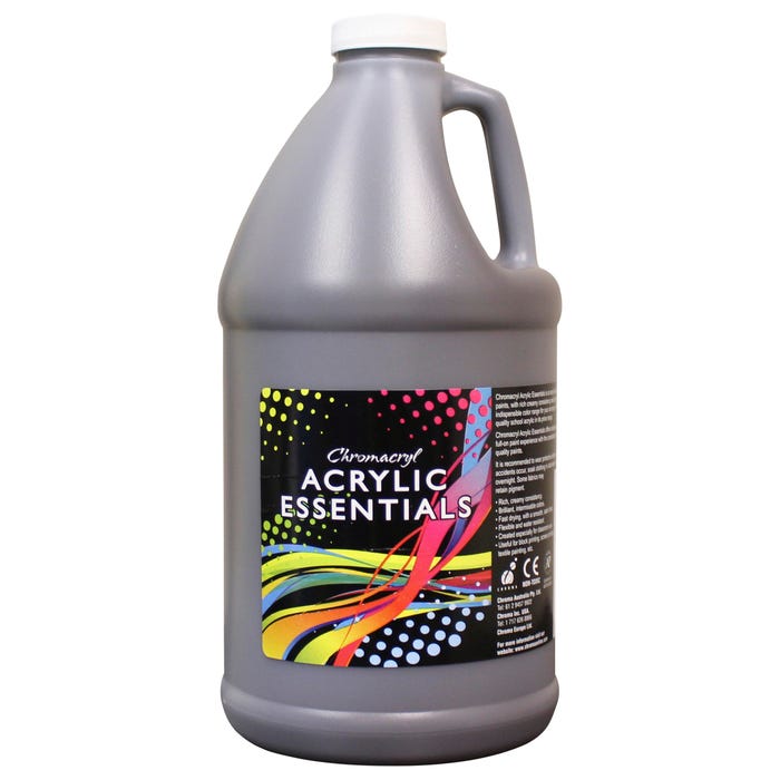 Chromacryl Acrylic Essentials, Burnt Umber, Half Gallon