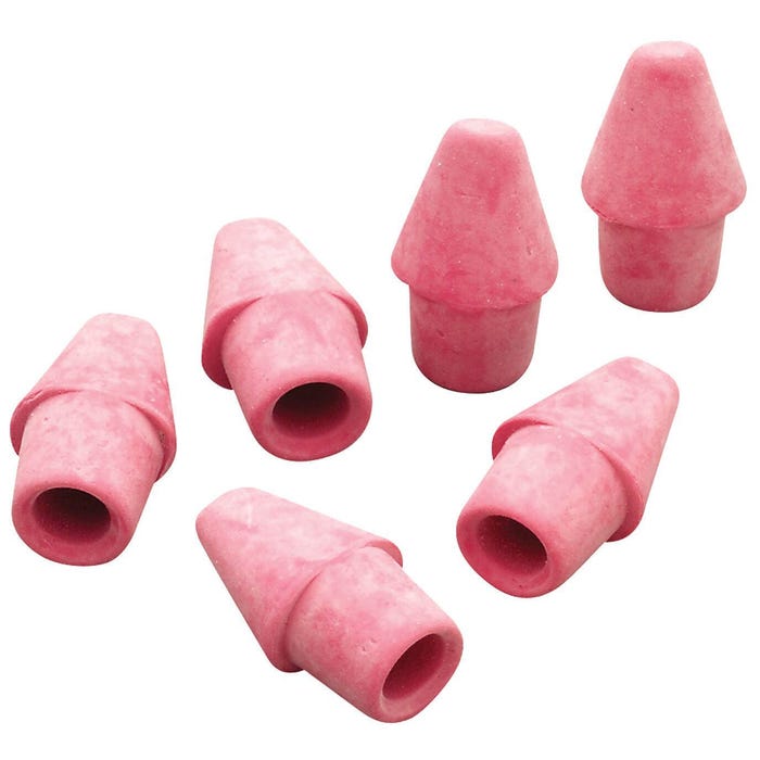 Paper Mate Arrowhead Pink Pearl Cap Erasers, Pack of 144