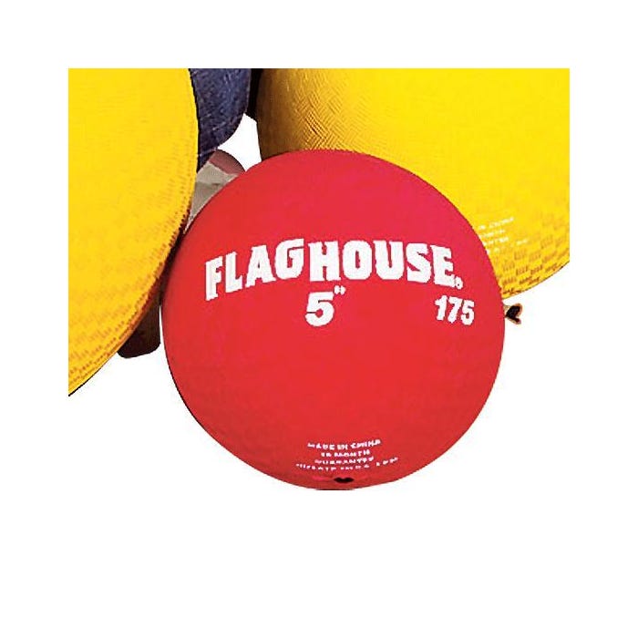 FlagHouse Playground Ball, 5 Inches, Red 2121142