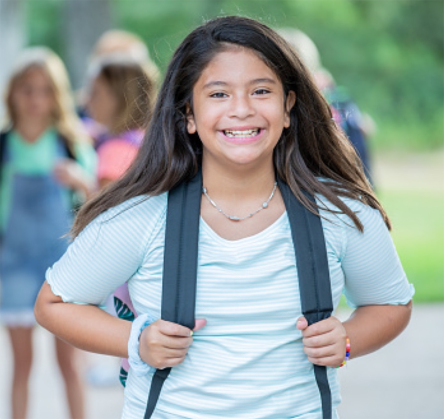 Kid with Backpack
