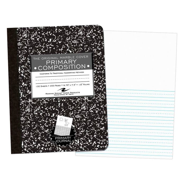 Roaring Spring Picture Story Composition Book, 9-3/4 x 7-1/2 Inches, 100 Sheets