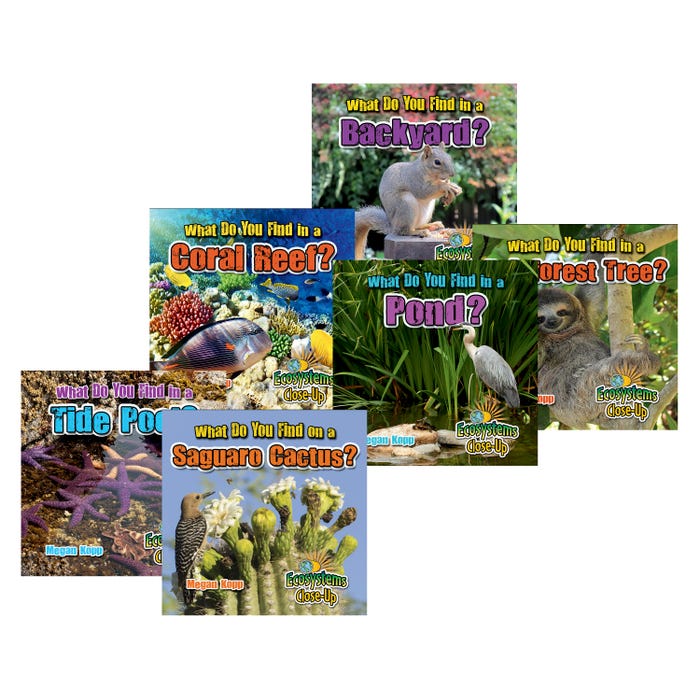 Crabtree Ecosystems Close Up Book Set of 6