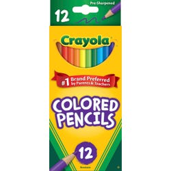 Crayola Colored Pencils, Assorted Colors, Set of 12