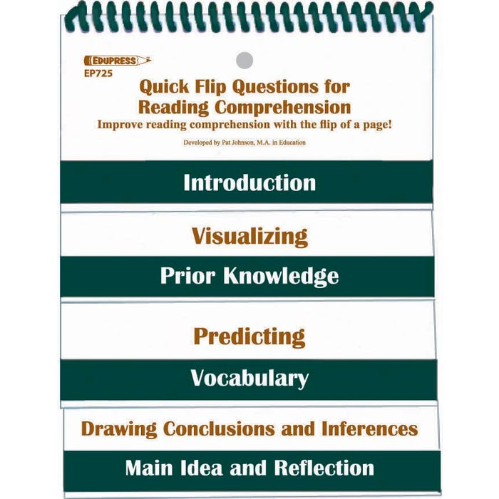 Edupress Quick Flip Questions for Reading Comprehension