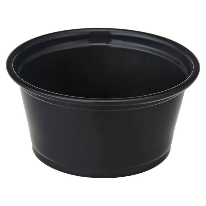 Genuine Joe 2 oz. Portion Cups -- Portion Cups, 2oz., 2500/CT, Black