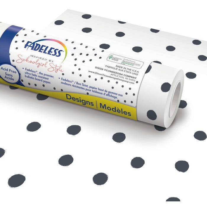 Fadeless Designs Paper Roll, Painted Dot, 48 Inches x 50 Feet