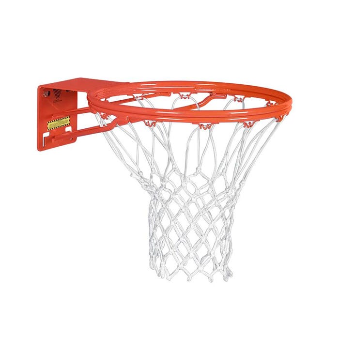Bison Front Mount Double Rim, Nylon Net, 3/16 Inch Backboard