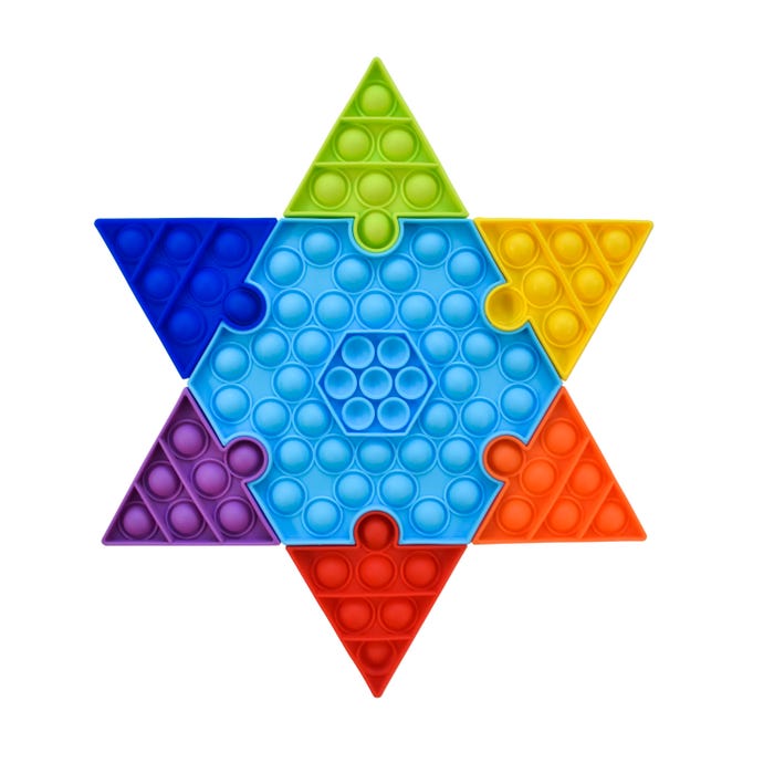 Achieve It! Push Pop Game Puzzle, Multi-Color