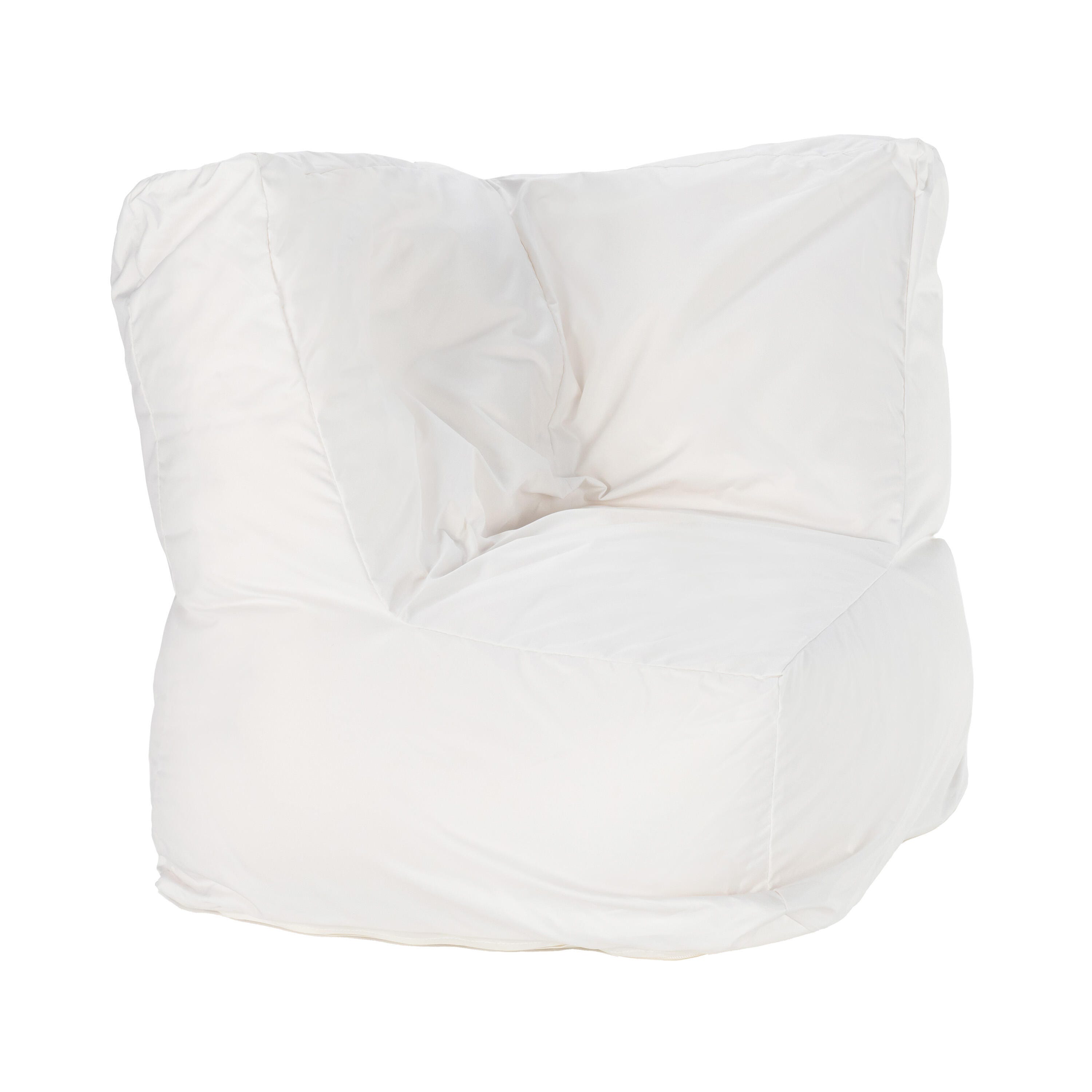 Snoezelen Squorner Chair with Music, Bean Bag, 31-1/2 x 31-1/2 x 35-2/5 Inches, White 2125259
