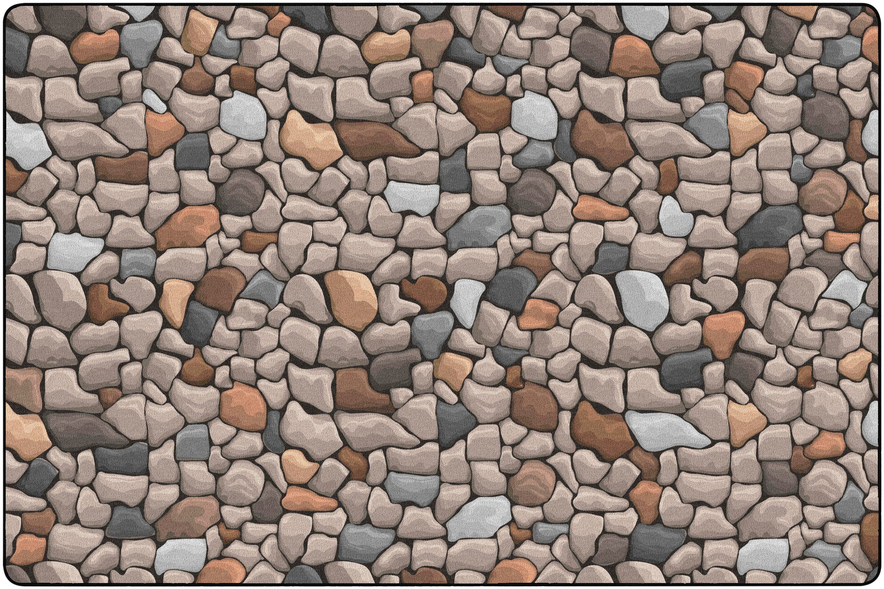 Childcraft Rock Picture Carpet, Rectangle 4002068