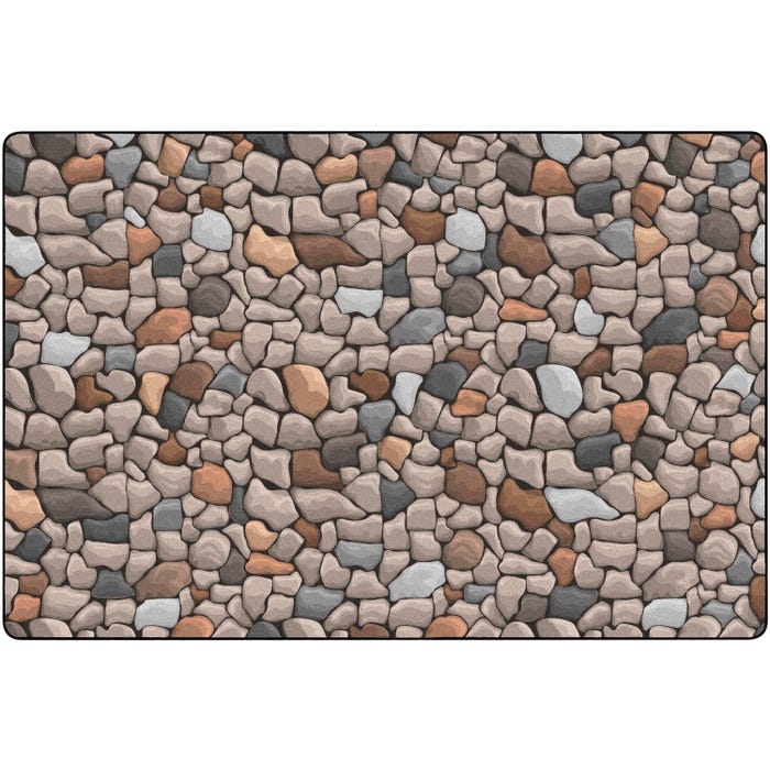 Childcraft Photo Fun Rock Picture Carpet for Classrooms, Rectangle