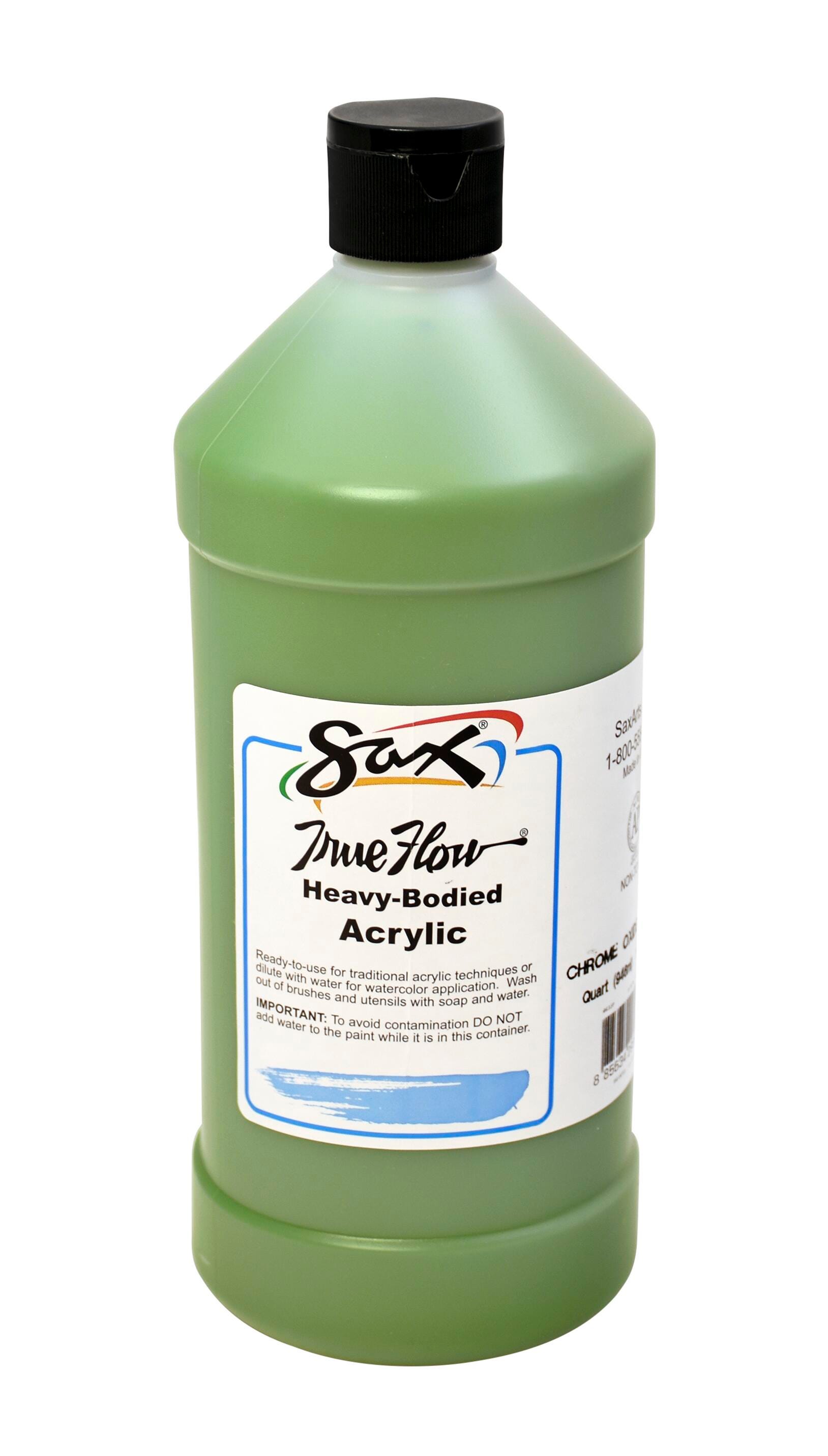 Sax Heavy Body Acrylic Paint, 1 Quart, Chrome Oxide Green 1572490