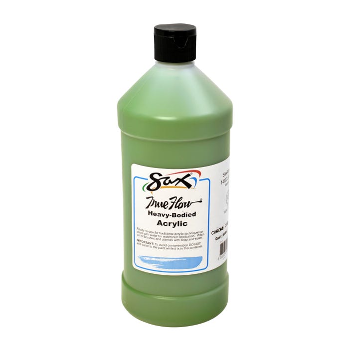 Sax Heavy Body Acrylic Paint, 1 Quart, Chrome Oxide Green
