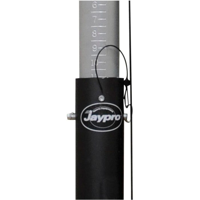 Jaypro Featherlite Aluminum Collegiate Volleyball Net System for 3 in - Upright