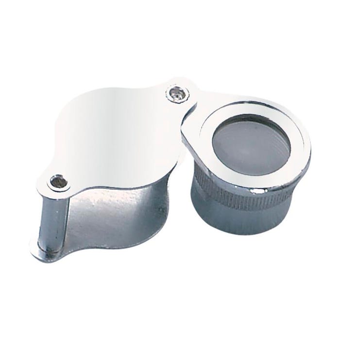 Frey Scientific Pocket Magnifier and Loupe - 10x Magnification - Pack of 12