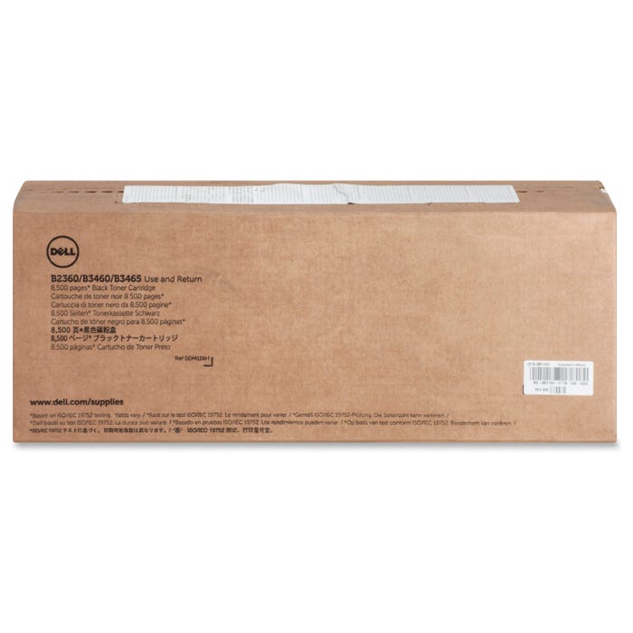Dell Ink Toner Cartridge, M11XH, Black