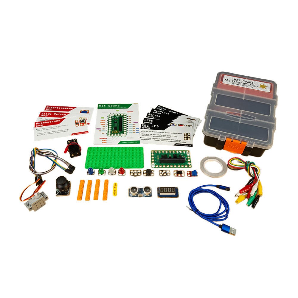 Crazy Circuits Bit Board Classroom Set, Single Student Box 2104008