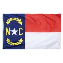 Image for Annin North Carolina State Flag, Heavy Weight Nylon, Outdoor, 3 x 5 Feet from School Specialty