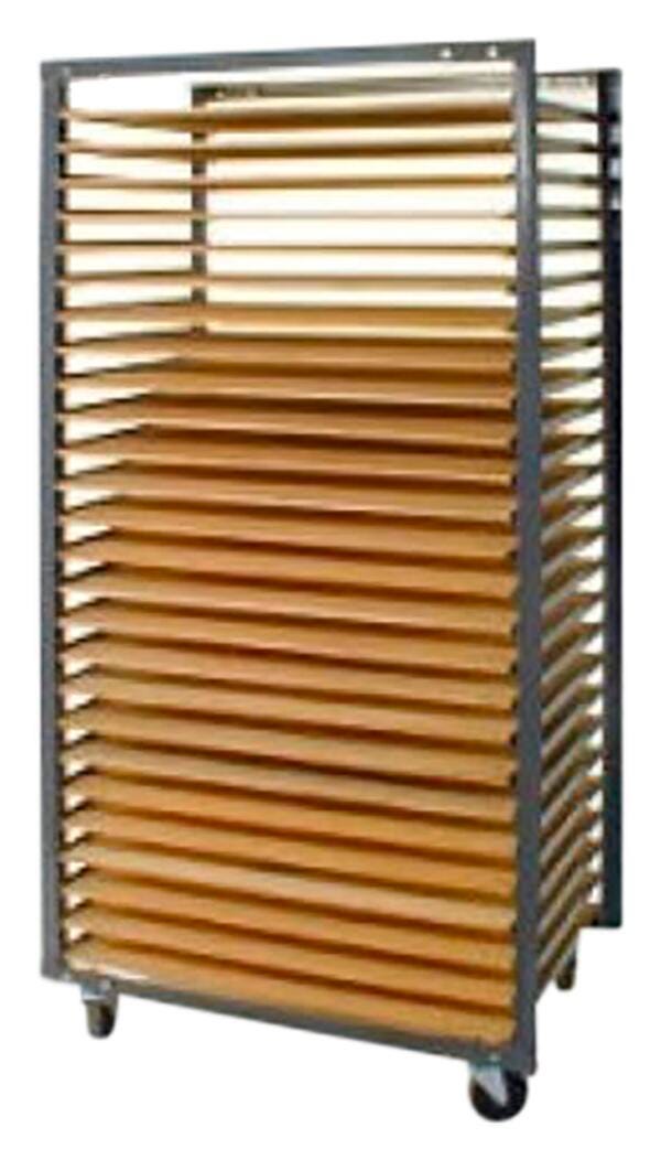 Bailey Ware Rack, 34-1/2 x 24 x 75 Inches, 26 Openings, Item Number 408102