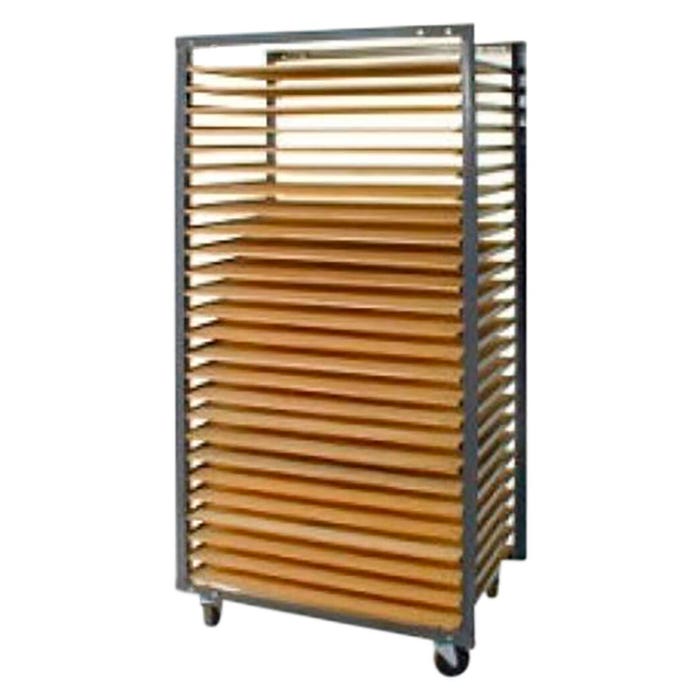 Bailey Ware Rack, 34-1/2 x 24 x 75 Inches, 26 Openings