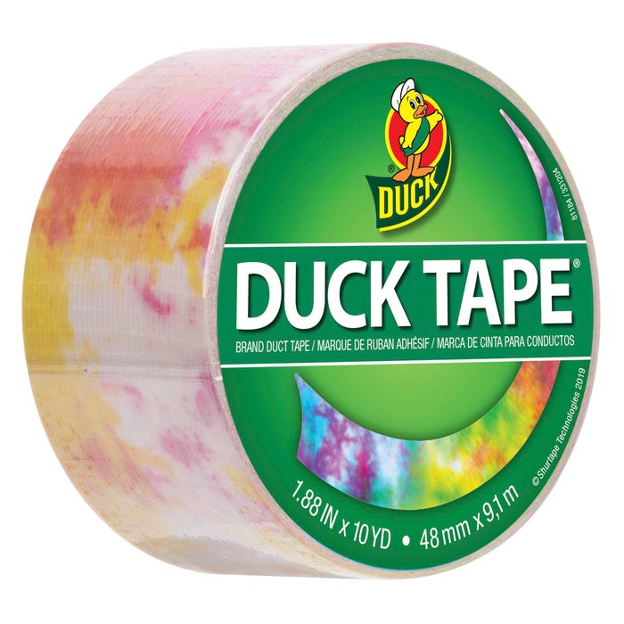 Duck Tape Printed Duct Tape, 1.88 Inches x 10 Yards, Tie Dye