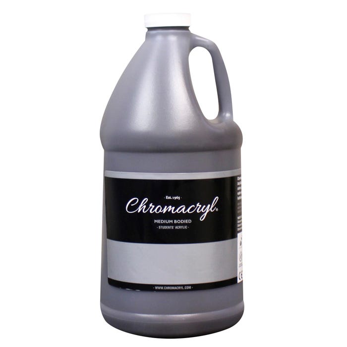 Chromacryl Students' Acrylics, Burnt Umber, Half Gallon