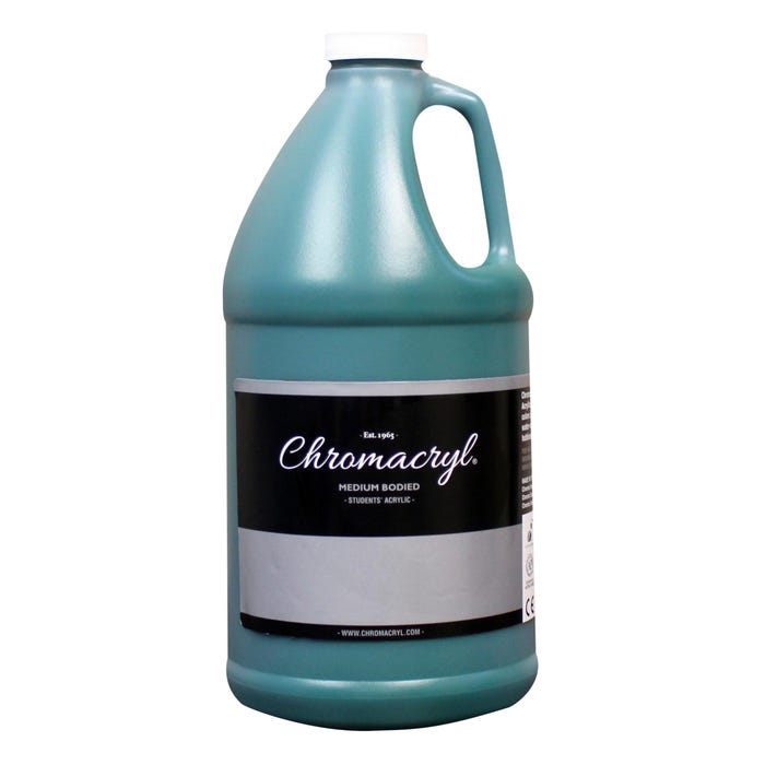 Chromacryl Students' Acrylics, Deep Green, Half Gallon
