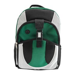 Kits for Kidz Junior High Style Backpack, 18 x 13 x 6 Inches, Forest Green, Grades 6 to 12 2116954