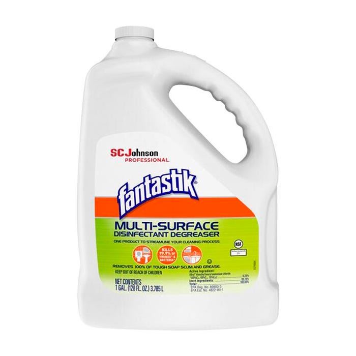 Fantastik Disinfectant Degreaser, 128 fl oz, Fresh Scent