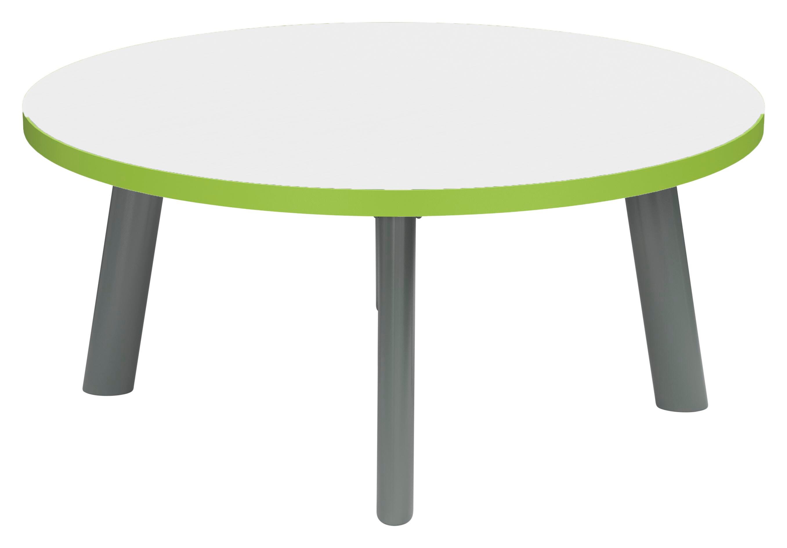 Image for Classroom Select Coffee Table, Round Top, Titanium Base from School Specialty