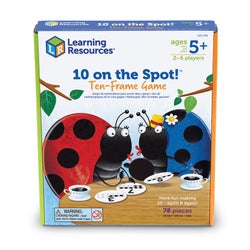 Learning Resources 10 On The Spot! Ten Frame Game 2004821