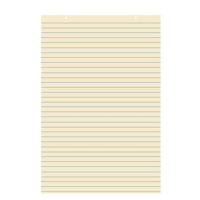 School Smart Manila Tag Ruled Chart Paper, Jumbo Size, 36 x 24 Inches, 36 Sheets