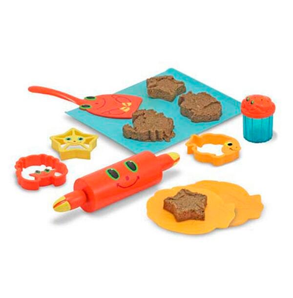 Melissa & Doug Seaside Sidekicks Sand Cookie Set, 11 Pieces, Item Number 1609410