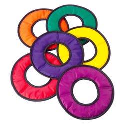 FlagHouse Beanbag Saucers, Assorted Colors, Set of 6 2121582