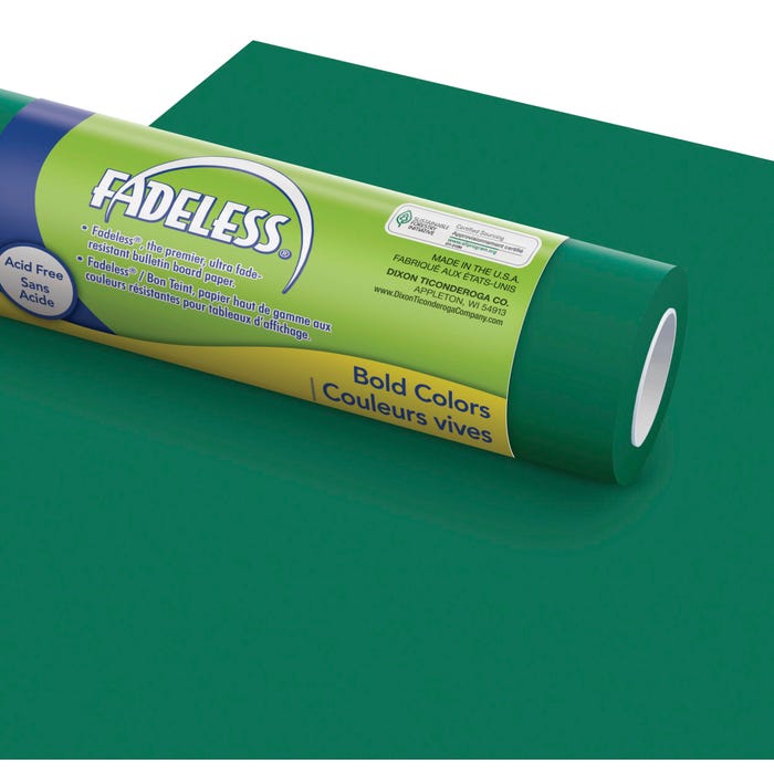 Fadeless Paper Roll, Emerald, 24 Inches x 60 Feet