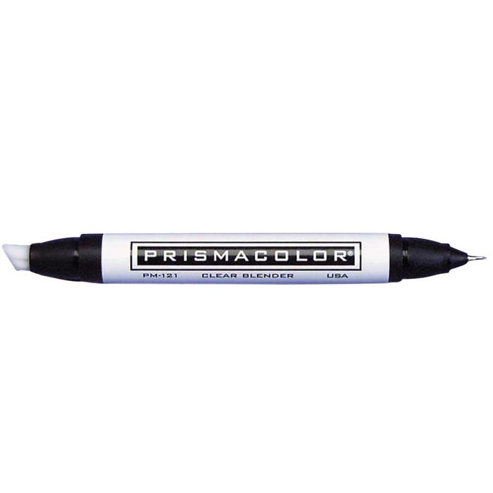 Prismacolor Premier Dual Ended Colorless Blender Pen, Chisel & Fine Tip