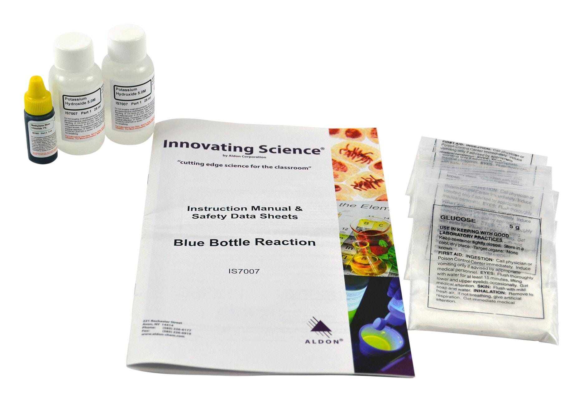 Image for Innovating Science Blue Bottle Reaction Chemical Demonstration Kit from School Specialty