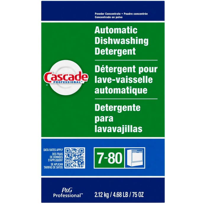 Cascade Dishwashing Detergent, 75 Ounces, Fresh Scent, Case of 7